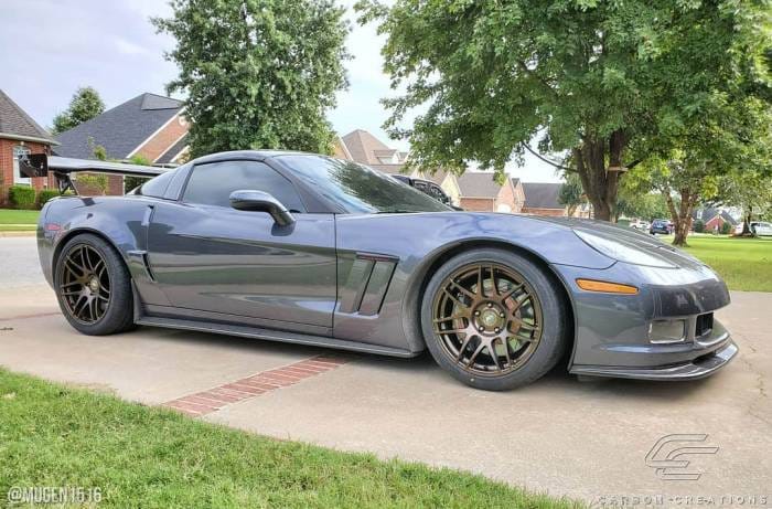 Chevrolet Corvette Carbon Creations GT500 Side Skirt Splitters - 2 Piece - 108409 thumbnail 4