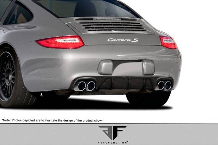 Porsche 997 AF2 Aero Function CFP Rear Bumper Diffuser Body Kit 108940 thumbnail 2