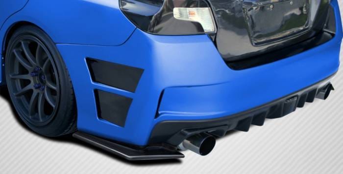 Subaru WRX Carbon Creations NBR Concept Rear Splitters - 2 Piece - 109934