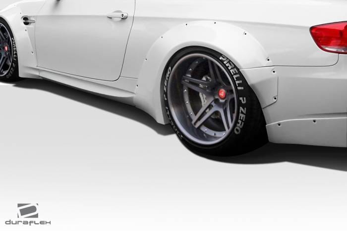 BMW 3 Series Duraflex Circuit Wide Body Rear Fender Flares - 4 Piece - 112600 thumbnail 2