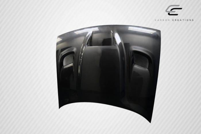 Dodge Challenger Carbon Creations Hellcat Look Hood - 1 Piece - 112475 thumbnail 4