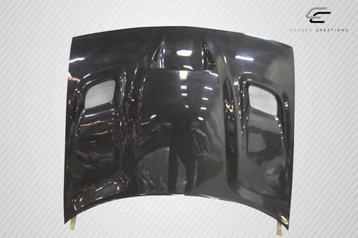 Dodge Challenger Carbon Creations Hellcat Look Hood - 1 Piece - 112475 thumbnail 7