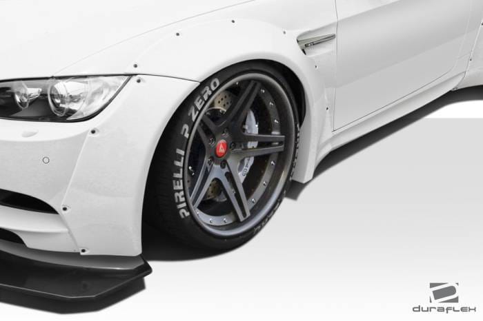 BMW 3 Series Duraflex Circuit Wide Body Front Fender Flares - 4 Piece - 112599 thumbnail 2