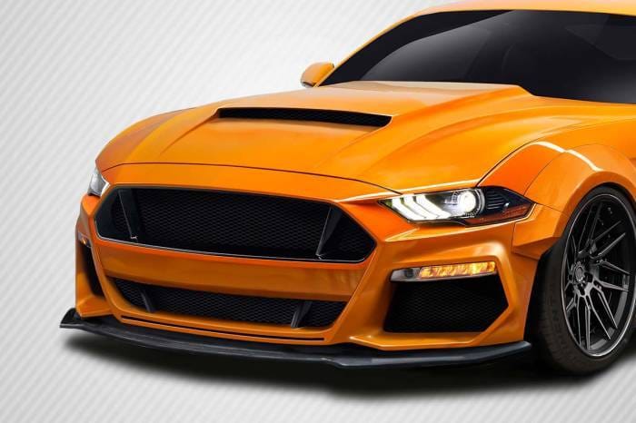 Ford Mustang Grid Carbon Fiber Creations Front Bumper Lip Body Kit 115002 thumbnail 2