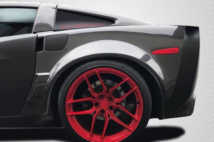Chevrolet Corvette ZR2 Carbon Fiber Body Kit- Rear Fenders 115501 thumbnail 3
