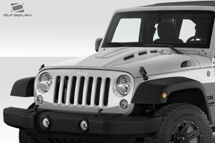 Jeep Wrangler AVG Duraflex Body Kit- Hood 115893 thumbnail 2
