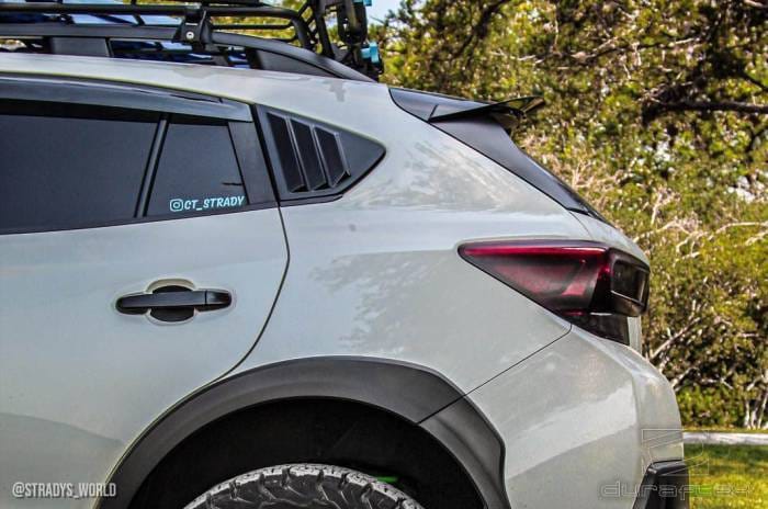 Subaru Crosstrek Fennec Outdoors Ed Duraflex Window Scoop 116000 thumbnail 3
