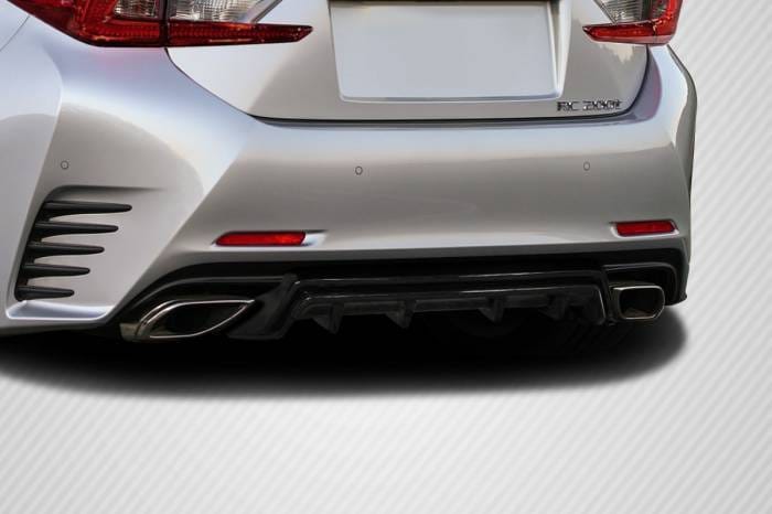 Lexus RC SBZ Carbon Fiber Rear Bumper Lip Diffuser Body Kit 117006 thumbnail 2