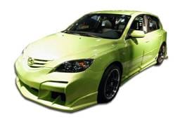 Mazda 3 4DR HB Duraflex Raven Body Kit - 4 Piece - 110607