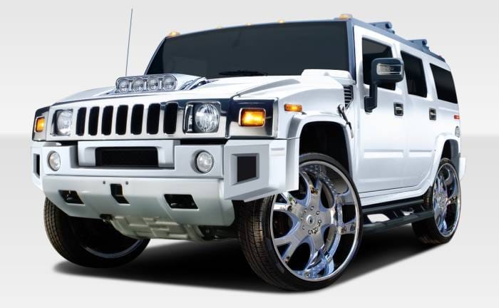 Hummer H2 Duraflex BR-N Body Kit - 9 Piece - 107961