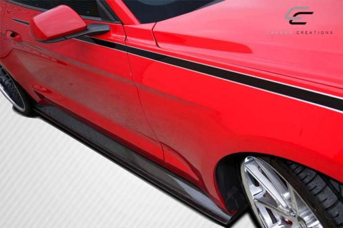 Ford Mustang Carbon Creations GT Concept Side Skirt Rocker Panels - 2 Piece - 112249 thumbnail 2
