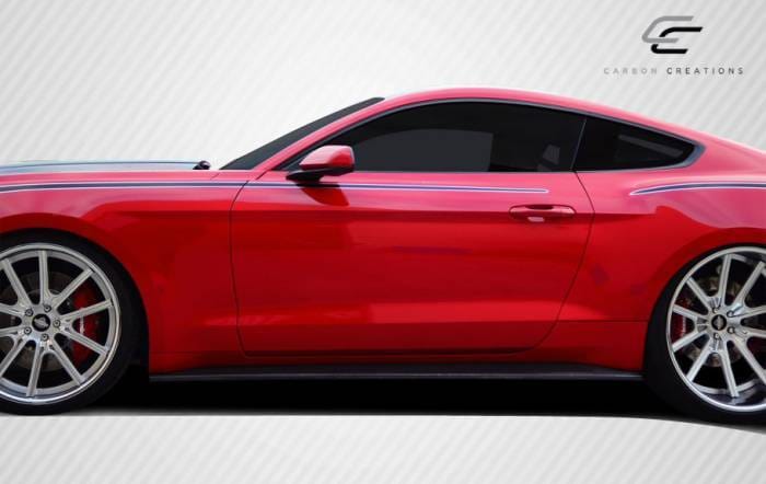 Ford Mustang Carbon Creations GT Concept Side Skirt Rocker Panels - 2 Piece - 112249 thumbnail 4