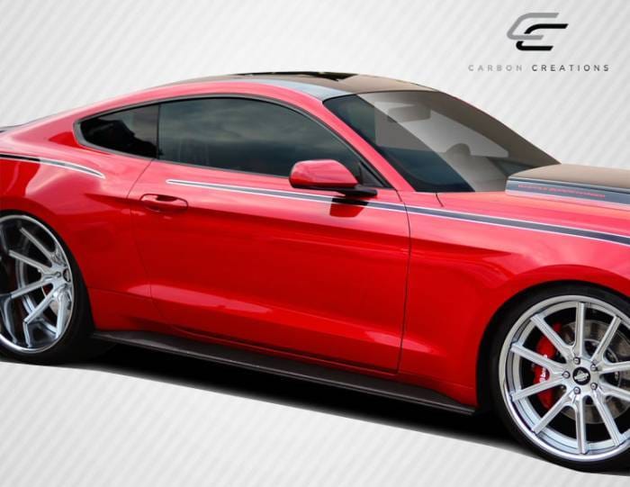 Ford Mustang Carbon Creations GT Concept Side Skirt Rocker Panels - 2 Piece - 112249 thumbnail 5