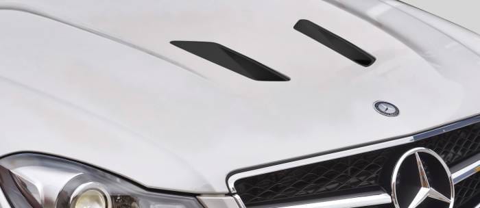 Universal Black Series Look Duraflex Hood Duct Scoop 112445