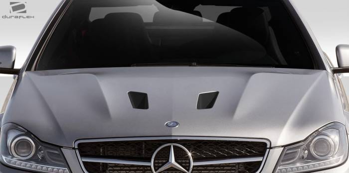 Universal Black Series Look Duraflex Hood Duct Scoop 112445 thumbnail 2