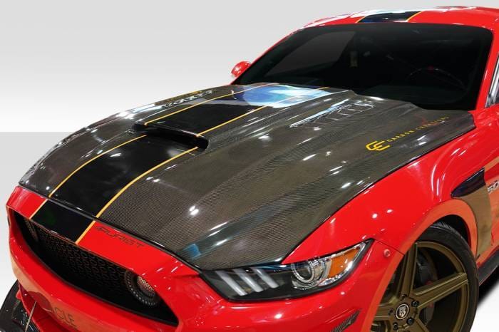Ford Mustang Carbon Creations CVX Hood - 1 Piece - 112582 thumbnail 2