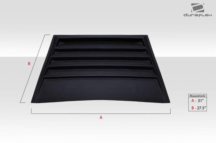Universal D1 Duraflex Hood Scoop Vent 112438 thumbnail 4