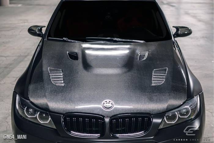 BMW 3 Series 4DR AF1 DriTech Carbon Fiber Body Kit- Hood 112912 thumbnail 2