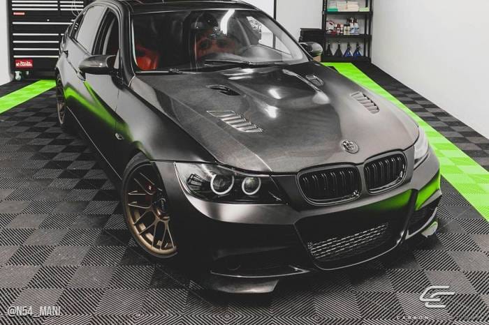BMW 3 Series 4DR AF1 DriTech Carbon Fiber Body Kit- Hood 112912 thumbnail 3