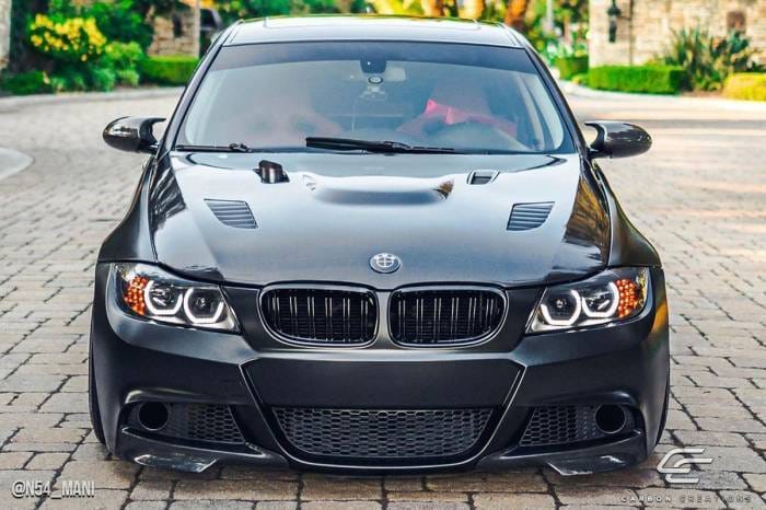 BMW 3 Series 4DR AF1 DriTech Carbon Fiber Body Kit- Hood 112912 thumbnail 4