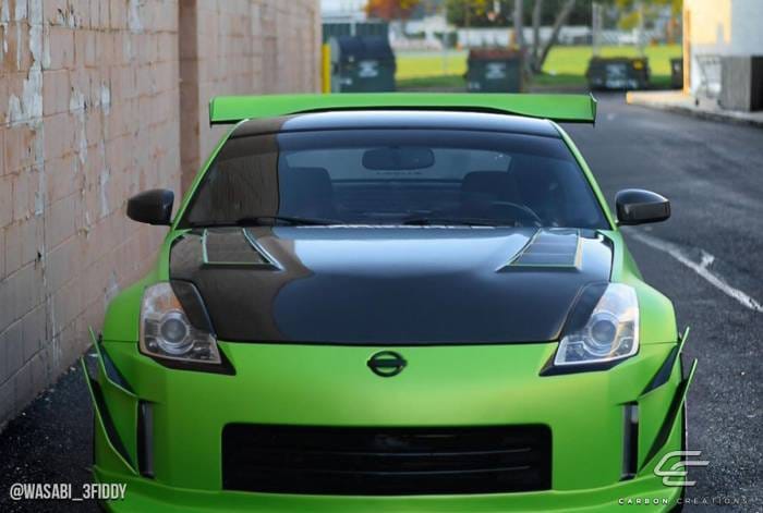 Nissan 350Z TS-3 DriTech Carbon Fiber Body Kit- Hood 112958 thumbnail 2