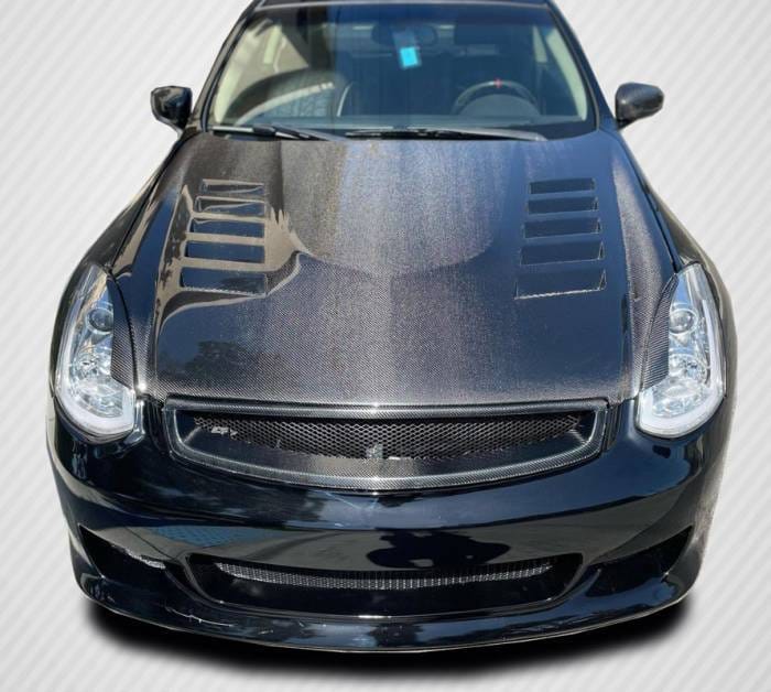 Infiniti G Coupe O Design DriTech Carbon Fiber Body Kit- Hood 112968