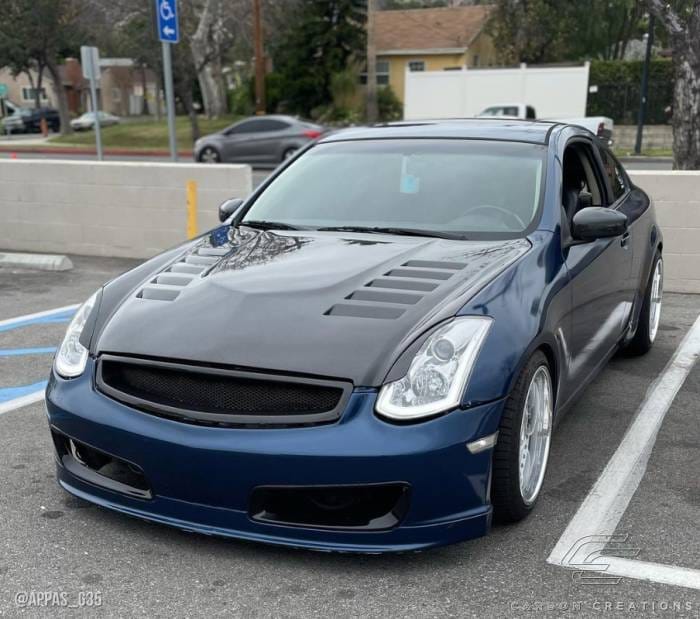 Infiniti G Coupe O Design DriTech Carbon Fiber Body Kit- Hood 112968 thumbnail 4