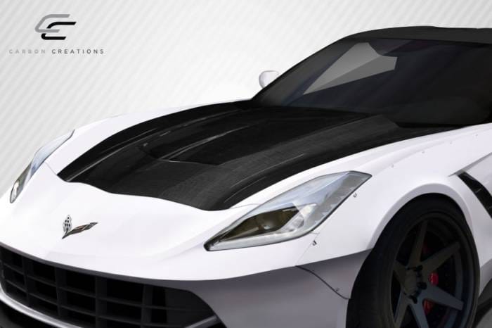Chevrolet Corvette Gran Veloce Carbon Creations Body Kit- Hood 112608 thumbnail 2