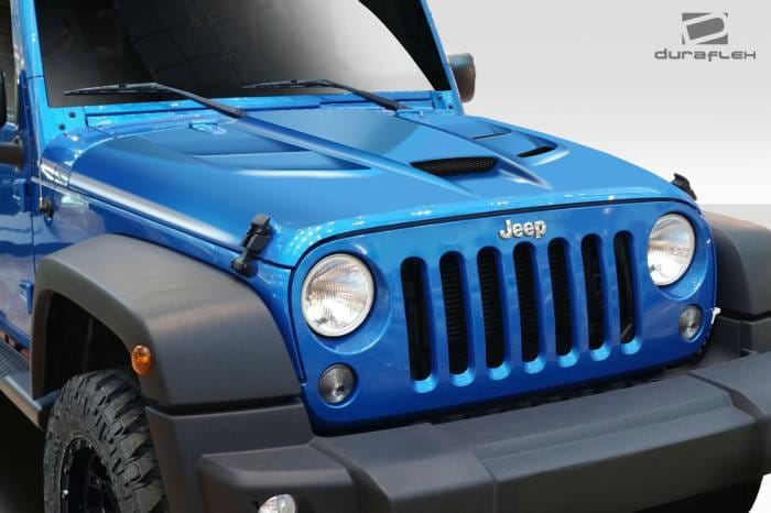 Jeep Wrangler Viper Look Duraflex Body Kit- Hood 113216 thumbnail 2