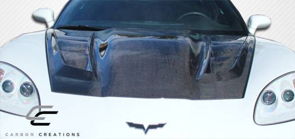 Chevrolet Corvette H-Design DriTech Carbon Fiber Body Kit- Hood 113127 thumbnail 2