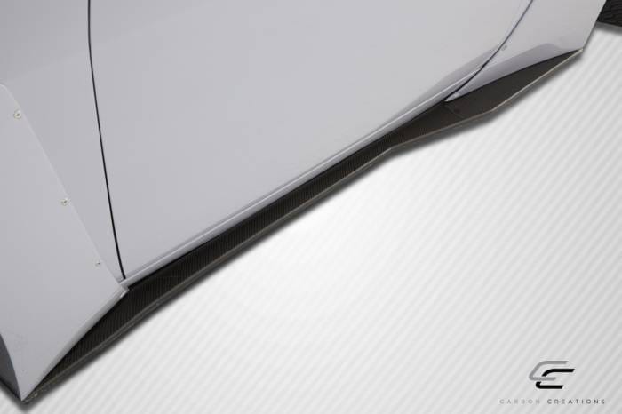 Dodge Challenger Circuit Carbon Fiber Side Splitter Body Kit 113895 thumbnail 3