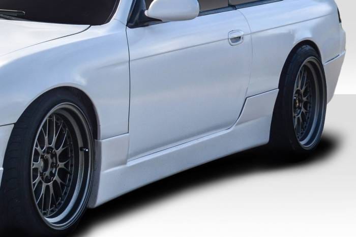 Fits Nissan 240SX RBS V1 Duraflex Side Skirts Body Kit 113855 thumbnail 2
