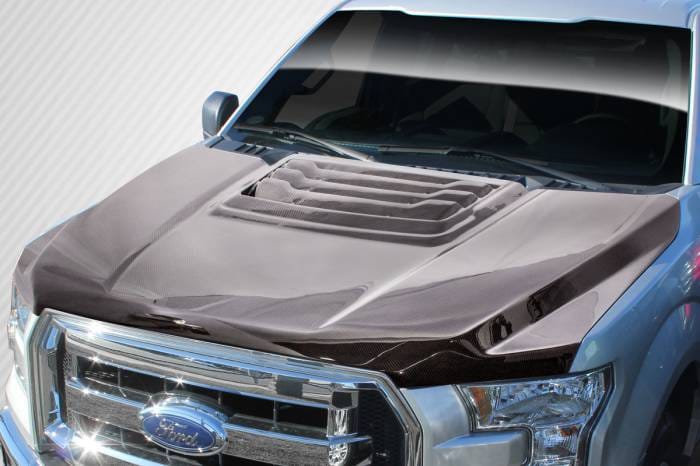 Ford F150 Raptor Look Carbon Fiber Creations Body Kit- Hood 114112 thumbnail 2