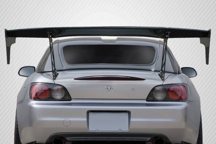 Universal 80" VRX Carbon Fiber Body Kit-Air Foil Blade Wing/Spoiler 114478