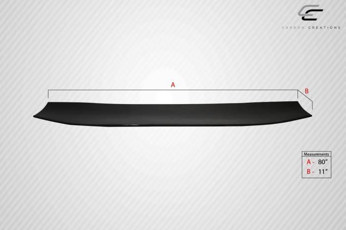 Universal 80" VRX Carbon Fiber Body Kit-Air Foil Blade Wing/Spoiler 114478 thumbnail 2
