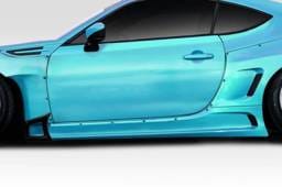 Fits Scion FRS GT500 V3 Duraflex Side Skirts Wide Body Kit 114480