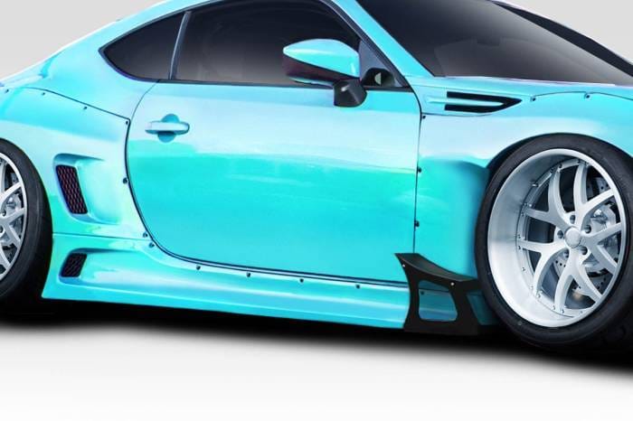 Fits Scion FRS GT500 V3 Duraflex Side Skirts Wide Body Kit 114480 thumbnail 2