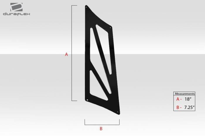 sal VRX Duraflex Body Kit-9pcs V.1 Tall Wing/Spoiler 115116 thumbnail 6
