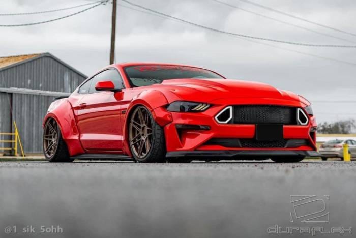 Ford Mustang Grid Duraflex Full 8pcs Fender Flares Body Kit 115125 thumbnail 7