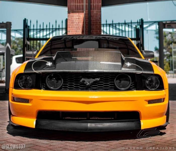 Ford Mustang 2.5" Cowl Carbon Fiber Creations Body Kit- Hood!!! 115533 thumbnail 2
