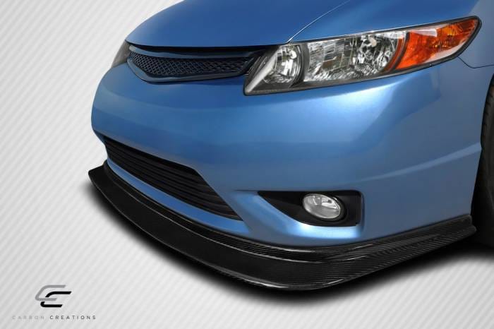 Honda Civic MDF Carbon Fiber Creations Front Bumper Lip Body Kit 116058 thumbnail 2