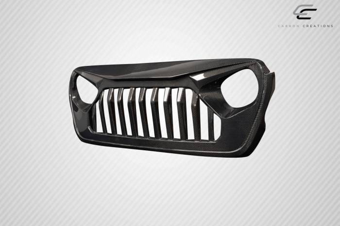 Jeep Wrangler Predator Carbon Fiber Creations Grill/Grille 116320 thumbnail 3