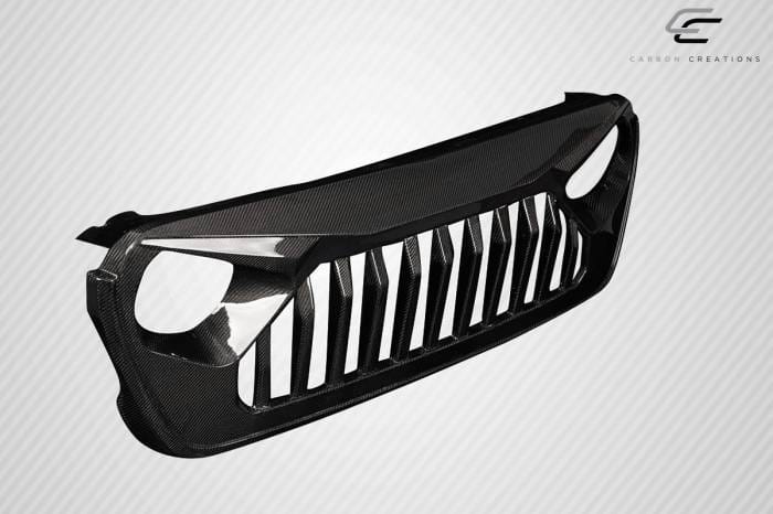 Jeep Wrangler Predator Carbon Fiber Creations Grill/Grille 116320 thumbnail 5