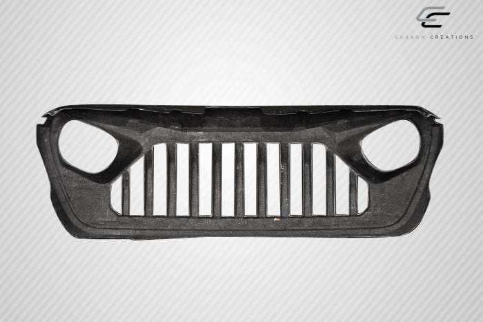 Jeep Wrangler Predator Carbon Fiber Creations Grill/Grille 116320 thumbnail 8