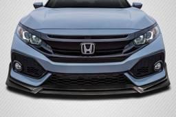 Fits Honda Civic HB BZ Carbon Fiber Front Bumper Lip Body Kit 116340