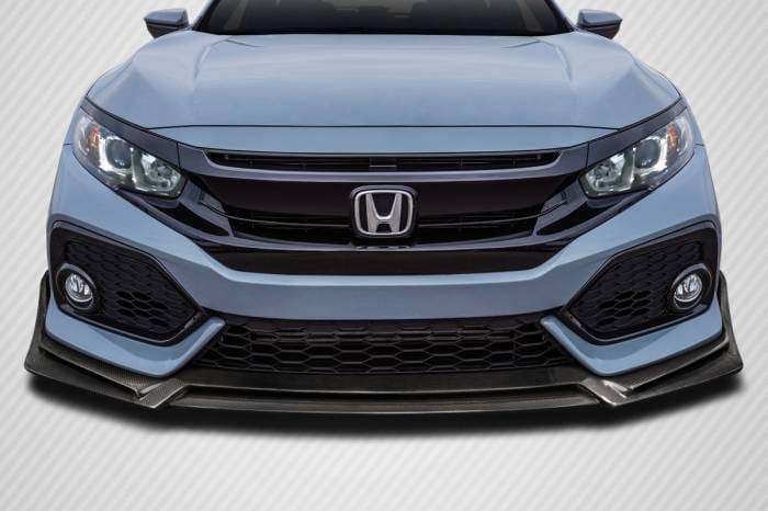 Fits Honda Civic HB BZ Carbon Fiber Front Bumper Lip Body Kit 116340