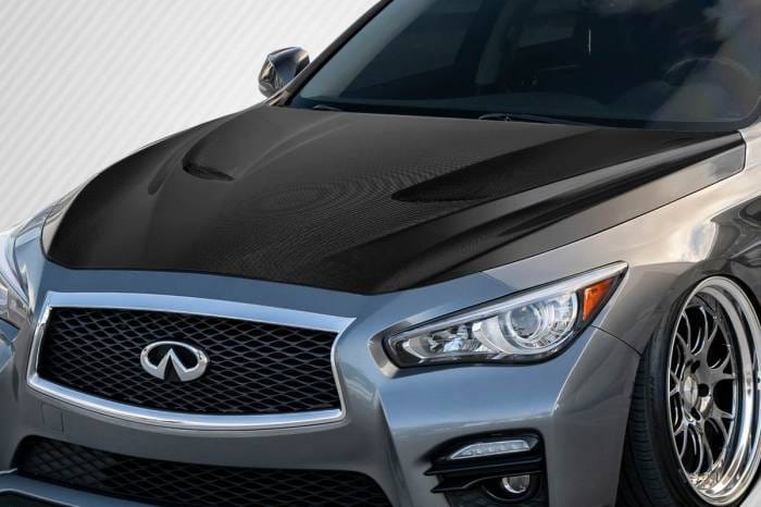 Infiniti Q50 S Concept Carbon Fiber Creations Body Kit- Hood 116367 thumbnail 2