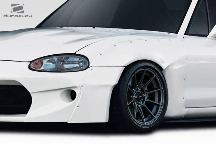 Mazda Miata RBS Duraflex Wide Front Fender Flares 117101 thumbnail 2