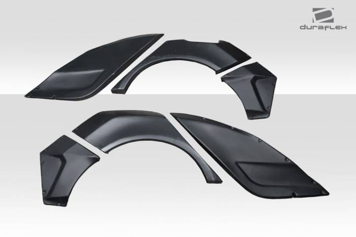 Honda Civic Speedster Duraflex 6pcs Wide Rear Fender Flares 118185 thumbnail 2