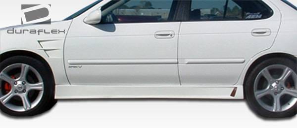 Nissan Sentra Duraflex B-2 Side Skirts Rocker Panels - 2 Piece - 100147 thumbnail 2